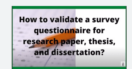 how to prepare questionnaire for phd thesis